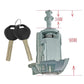 Door lock cylinder with 2 keys for BMW X5 E53, assembled lock and key set