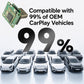Wireless CarPlay adapter PCBA module with green board and USB connector