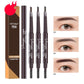 MYONLY dual-ended eyebrow pencil set with spoolie, shade options 02#-05# shown.