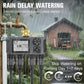 4 Zone Water Hose Timer Programmable 4 Outlet Garden Irrigation Controller with Rain Delay & Child Lock, SGW18