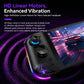 Black controller with RGB glowing ring accents on grip and motion joystick