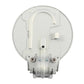 Fuel tank cap inner assembly with locking posts and mounting clips