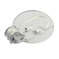 Fuel tank cap assembly with gray plastic cover and metal fuel-tube opening