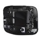 Fuel tank outer cover inner housing, black molded plastic with cutouts and holes