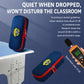 British Style Pencil Case Large Capacity 3-Compartment Pencil Pouch for Students