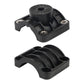 Garmin Panoptix transducer shaft bracket with black cradle and channel mount