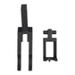 Black valve spring removal tool with two-piece fork clamp