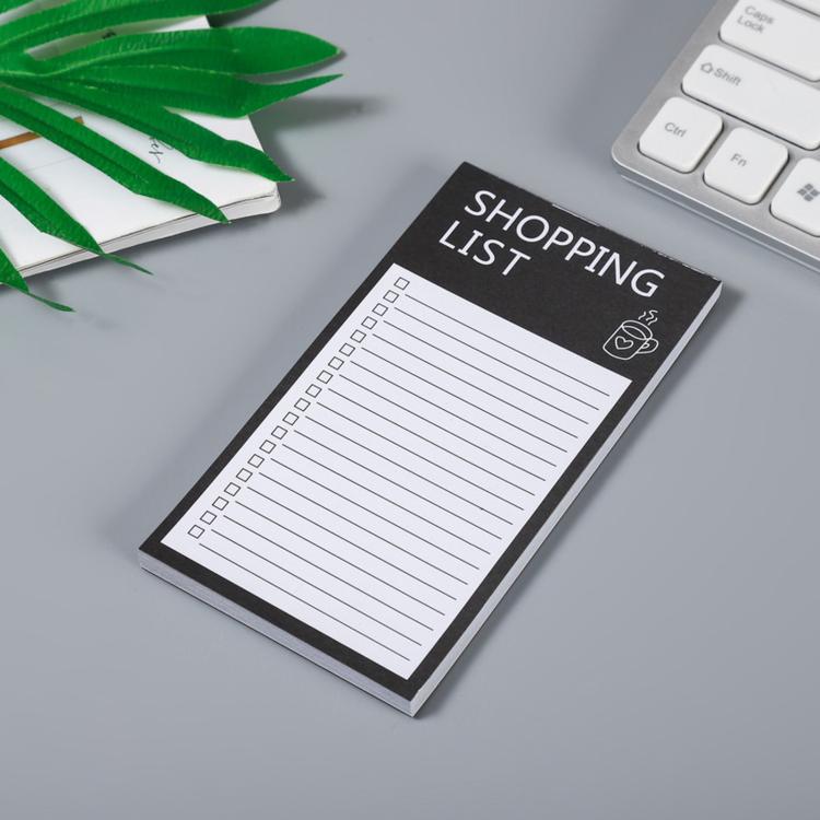 Magnetic Shopping List Pad For Refrigerator 60 Sheets Full Magnet Back Grocery To-Do List Notepad