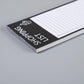 Magnetic Shopping List Pad For Refrigerator 60 Sheets Full Magnet Back Grocery To-Do List Notepad