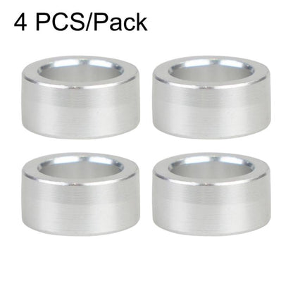 Steering shaft bushing set of 4 metal sleeves, silver finish