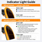 QR scanner indicator light guide showing status and power light labels