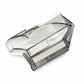 Robot vacuum dust bin and filter set, long clear container with built-in filter