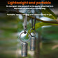 Mini Titanium Alloy High-Power Portable Rechargeable LED Flashlight Keychain