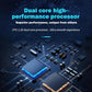 Game console processor chip and circuitry illustration with dual-core layout