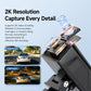 D8 Motorcycle Dash Cam IPX5 Waterproof Bicycle 2K Camera With WiFi App Control