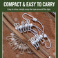 1.8m Portable Travel Clothesline Non-Slip Elastic Laundry Rope With 12 Clips