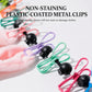 1.8m Portable Travel Clothesline Non-Slip Elastic Laundry Rope With 12 Clips