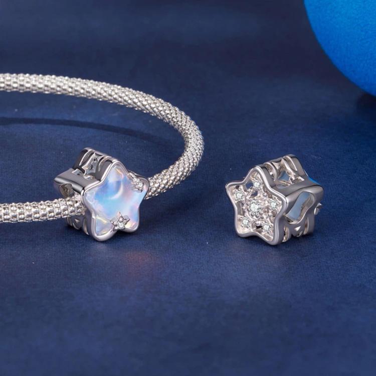 Romantic Meteor Beaded Copper with White Gold Plated DIY Jewelry, YIC150
