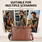 BULL CAPTAIN Genuine Leather Briefcase for Men 15.6 Inch Laptop Messenger Bag