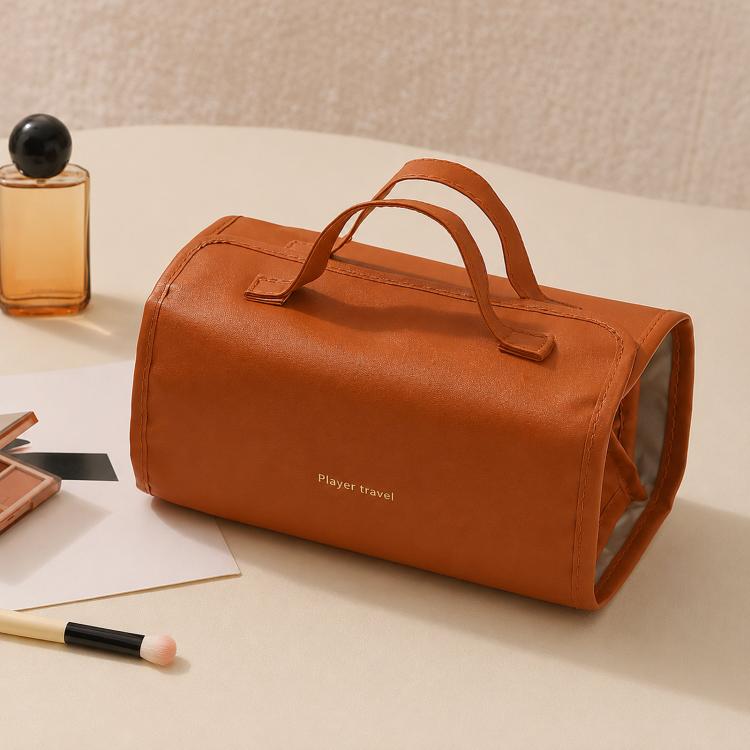 4 In 1 Roll Up Makeup Bag Detachable Clear Toiletry Organizer Waterproof Cosmetic Travel Case