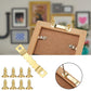 276 in 1 Picture Frame Decorative Hook Kit Sawtooth Hooks & D-Ring Hooks With Screws, 276 in 1