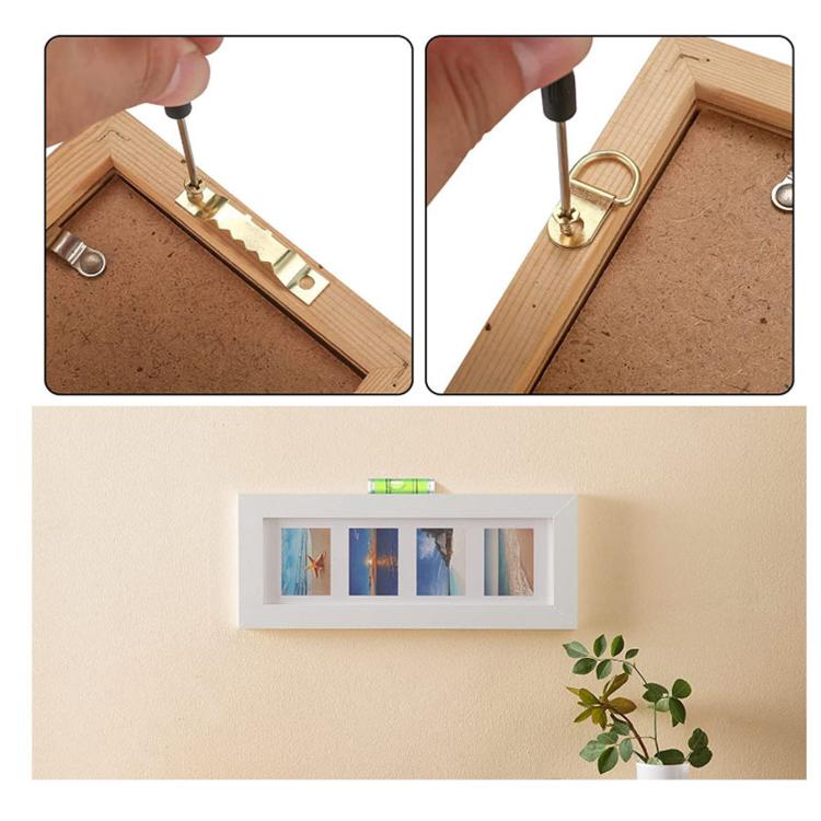 276 in 1 Picture Frame Decorative Hook Kit Sawtooth Hooks & D-Ring Hooks With Screws, 276 in 1