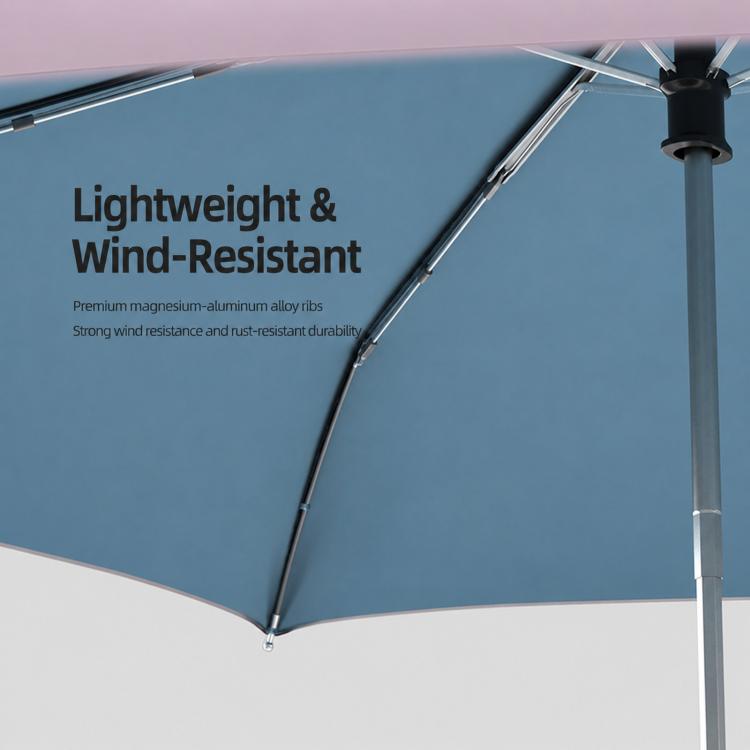 OLYCAT Auto Three-Fold Sunny Rain Umbrella Portable Sun Protection Parasol