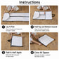 Foldable Wedding Dress Garment Bag Breathable Waterproof Suit Cover, 60x180cm