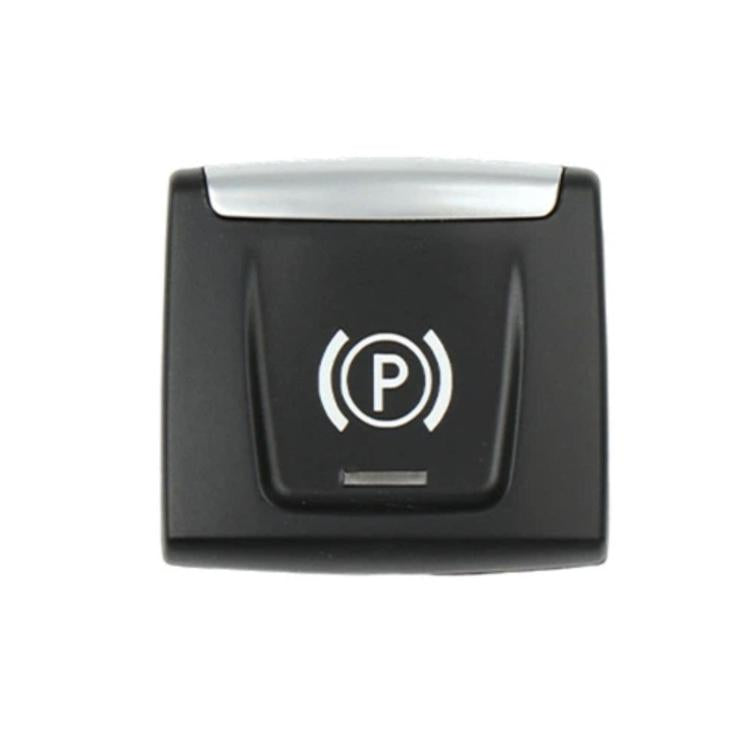 Electronic parking brake button replacement, black with P parking icon