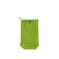 Waterproof drawstring shoe storage pouch in green, with grommet and Hypalon loop