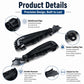 Black seat side trim panel with reinforced clips and molded structure details