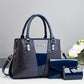 3pcs /Set Crocodile-Patterned Tote Shoulder Bag