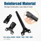 Black seat motor adjustment rail parts, including one shown in a hand