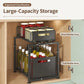 2 Tier Under Sink Organizer Height Adjustable Pull Out Cabinet Drawer Storage Rack