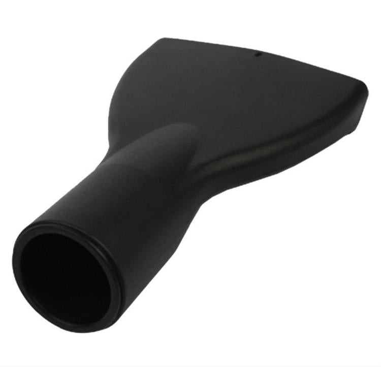 Universal vacuum upholstery tool attachment with large round suction inlet