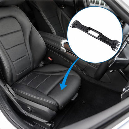 Seat motor bracket for Mercedes-Benz seat, arrow points to installation area in car