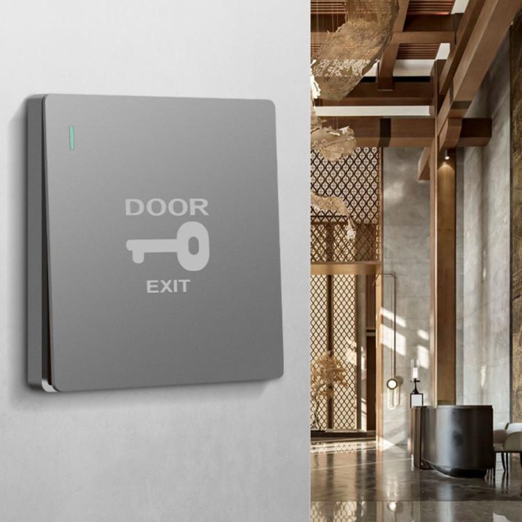 Auto Reset Access Control Exit Button Hotel Doorbell Switch Panel