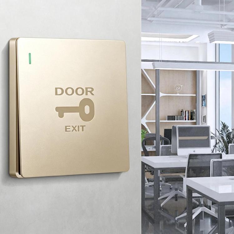 Auto Reset Access Control Exit Button Hotel Doorbell Switch Panel