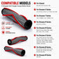 V-shaped carpet roller brush with gray roller and red frame for compatible vacuums