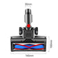 Motorized floor brush head size diagram, 140mm wide and 100mm tall
