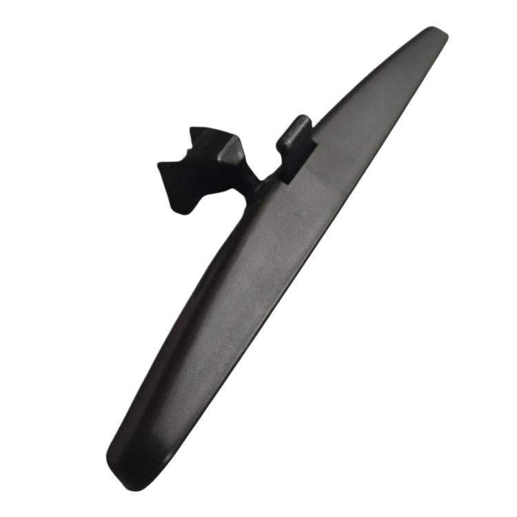 Car rearview mirror bracket and support arm in dark finish