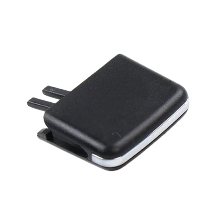 Black air vent direction adjustment paddle with two-prong mounting base