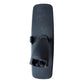 Rearview mirror mounting clip and connector detail, black plastic housing