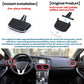 Black air vent paddle slip cover with fork prongs and clip-style mounts