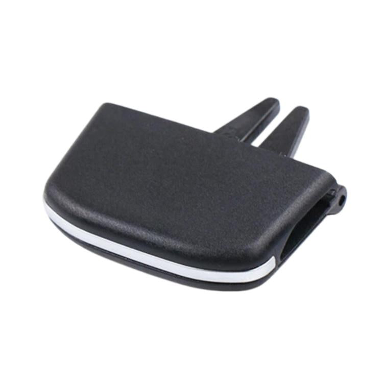 Single black air vent paddle insert with two prongs, quick-install accessory