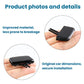 Air conditioning vent adjustment paddle held in hand, matte black with two prongs