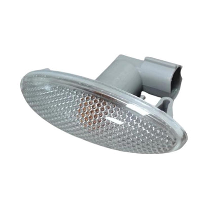 Car turn signal light with clear textured lens and gray bulb housing, 81730-02090