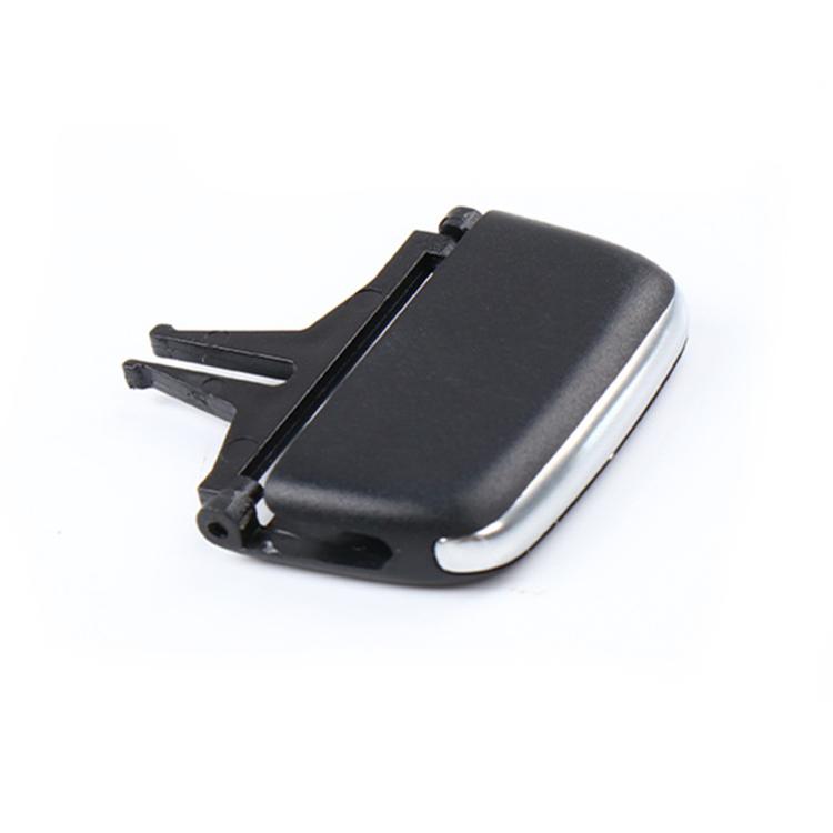 Black air vent adjustment paddles with silver edge trim, replacement part