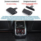 Air vent paddle shifters set with one-piece molding, front cover and clips