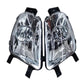 Pair of front fog lights with clear lenses, chrome reflectors, and black housings
